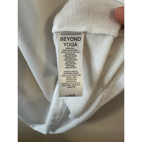 NWOT Beyond Yoga Womens Out of Town White Minimalist Athleisure Dress Large - Picture 6 of 9